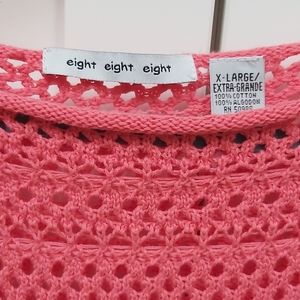 Eight eight eight crochet sweater